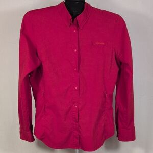 Columbia Women's PFG Vibrant Red Sun Shirt